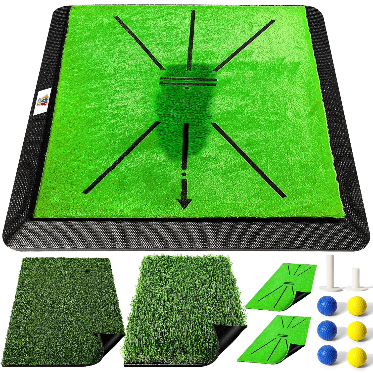 TOY Life Golf Practice Mat — 4 Pack